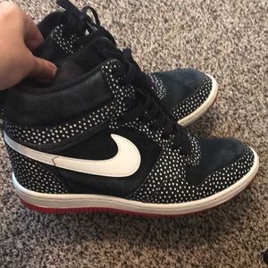Nike hidden wedge sneakers still in Good condition